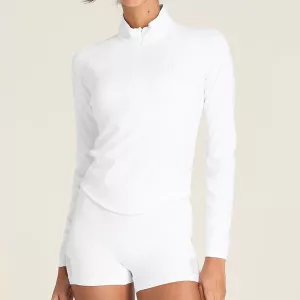 T-shirt manche longue WILSON femme baseline half-zip