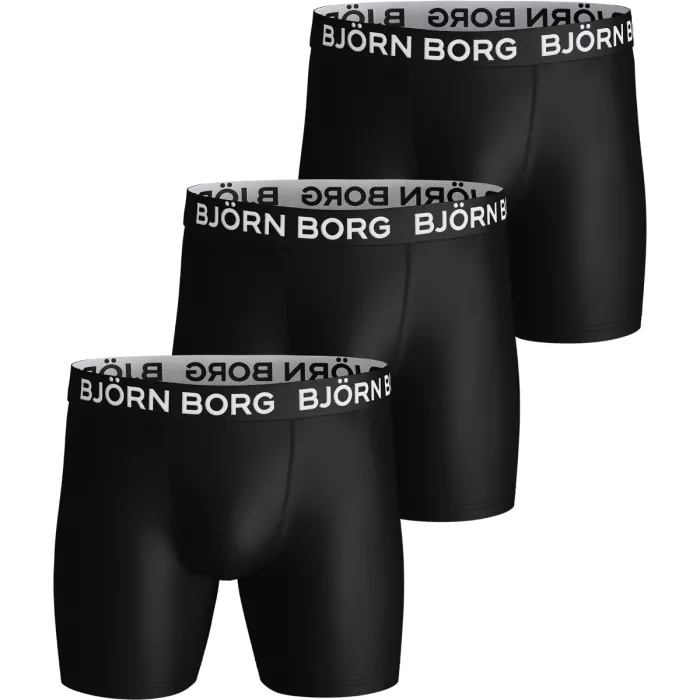 3 sporta mikrošķiedras bokseršorti komplekts