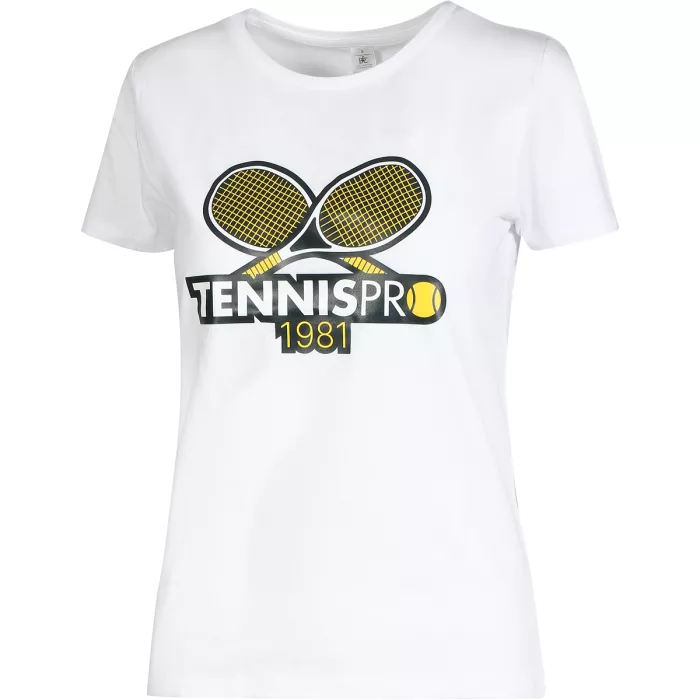 T-krekls TENNISPRO sievietēm ar tenisa raketēm