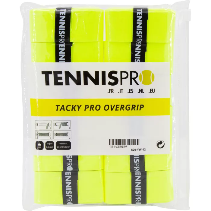 12 pārklājumi TENNISPRO Tacky Pro 2.0