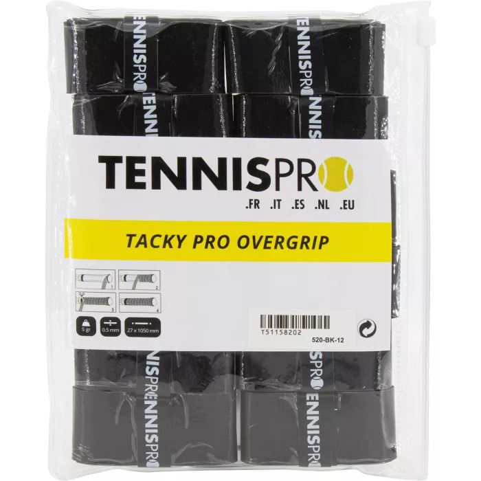 12 pārslāņi TENNISPRO tacky pro 2.0