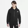 Junioru meitenēm NIKE Club rāvējslēdzēja kapuce