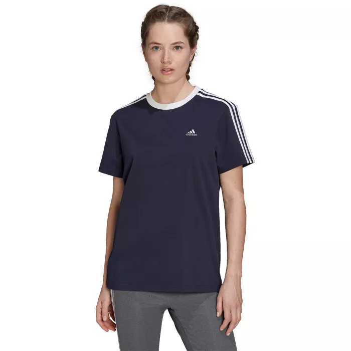 ADIDAS sieviešu 3-Stripes standarta T-krekls
