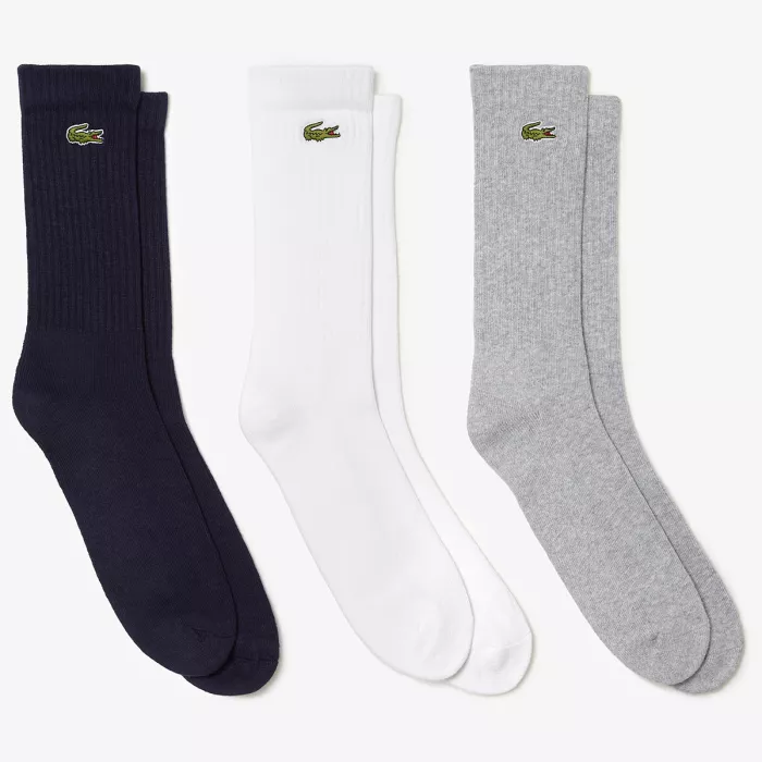 3 pāri LACOSTE sporta zeķu vīriešiem (vidēji garas)