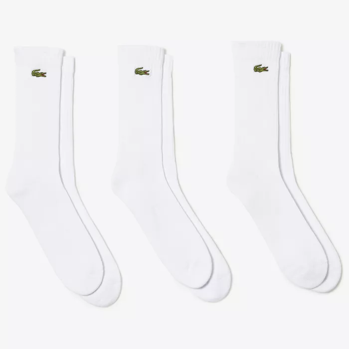 3 pāri LACOSTE atlētu zeķes (vidēja garuma)