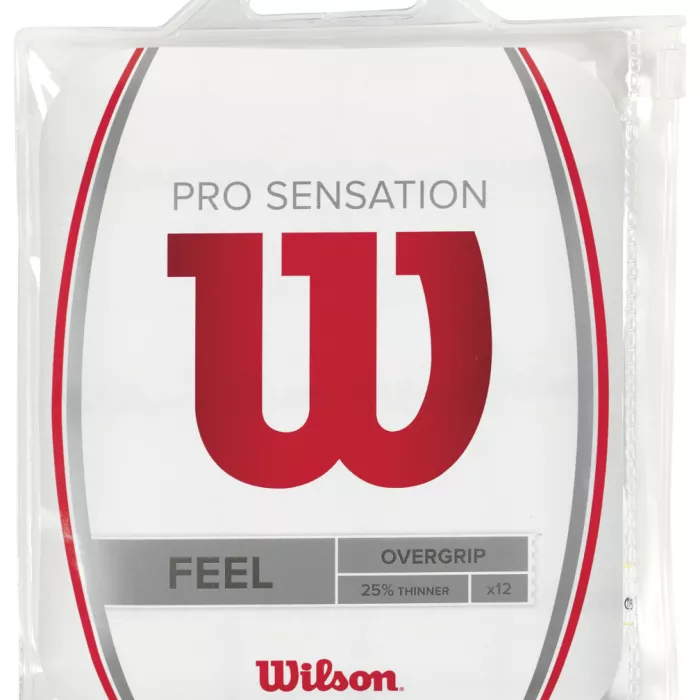 12 virslentes WILSON Pro Overgrip Sensation