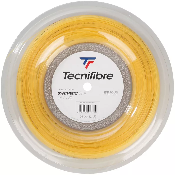 Bobine TECNIFIBRE synthetic gut jaune (200 metres)