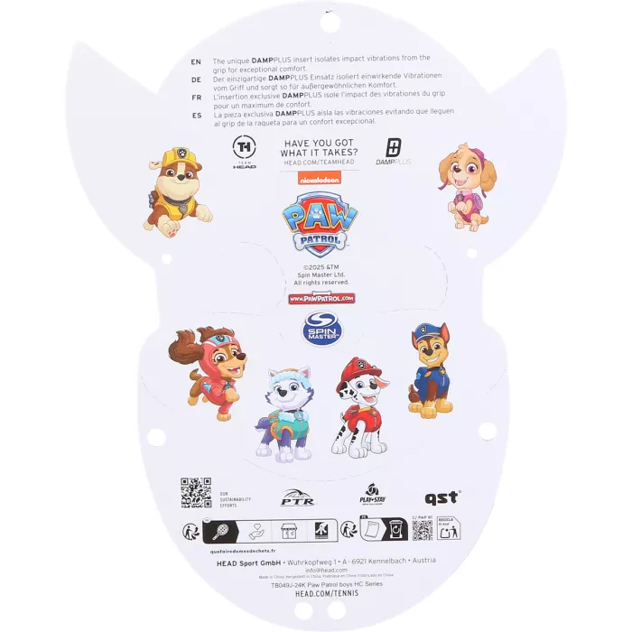 HEAD junior pat patrouille chase 19 racket