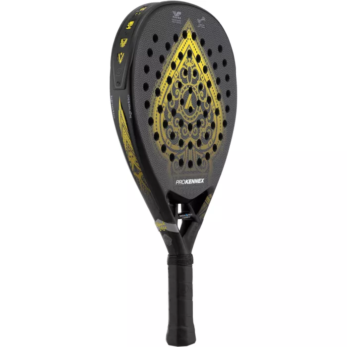 Kennex kinetic black ace gold pro padel racquet