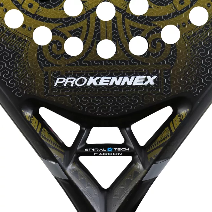 Kennex kinetic black ace gold pro padel racquet