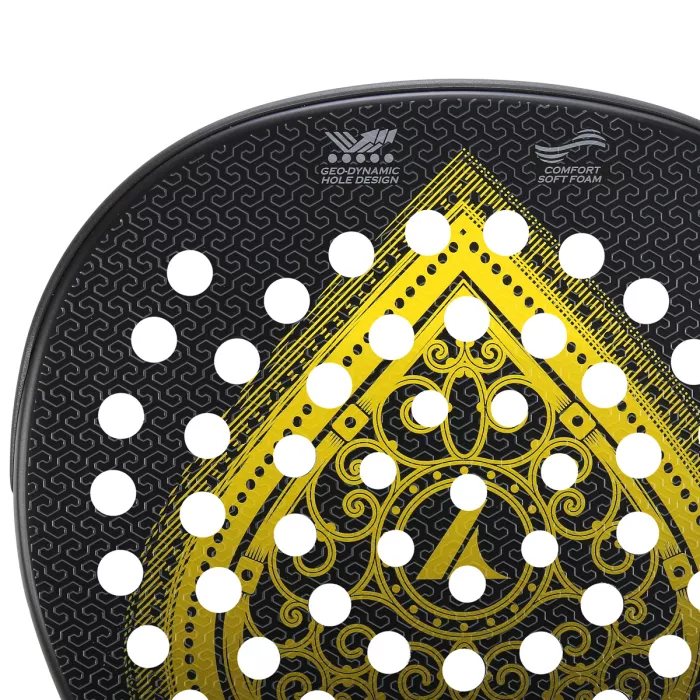 Kennex kinetic black ace gold pro padel racquet