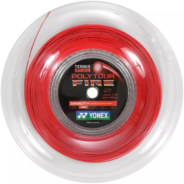 YONEX polytour fire spool (200 metres)