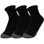 Pack of 3 pairs of UNDER ARMOUR unisex heatgear quarter socks