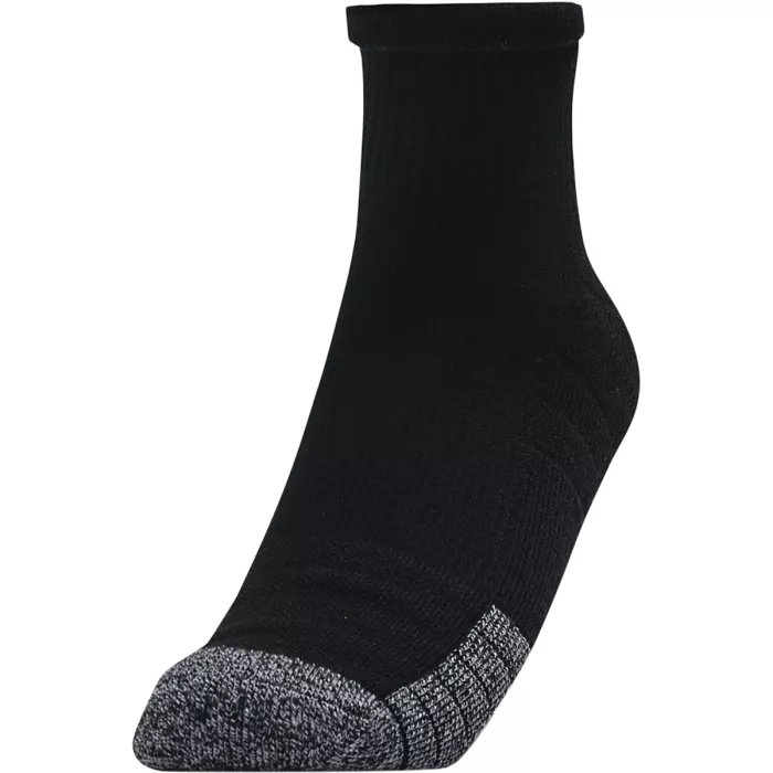 Pack of 3 pairs of UNDER ARMOUR unisex heatgear quarter socks