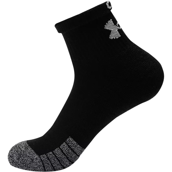 Pack of 3 pairs of UNDER ARMOUR unisex heatgear quarter socks