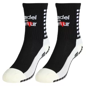 2 pairs of PADEL MON AMOUR anti-slip socks one size (mid)