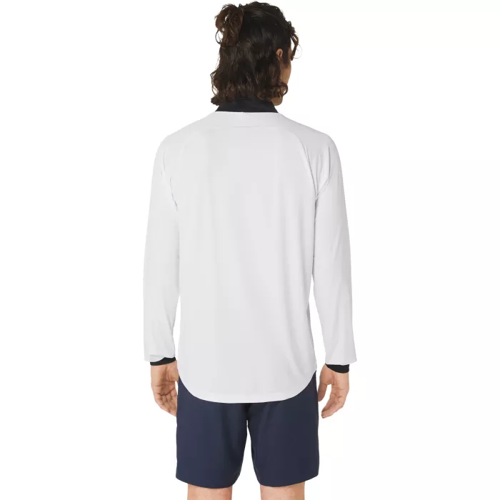 ASICS court 1/2 zip long-sleeve t-shirt