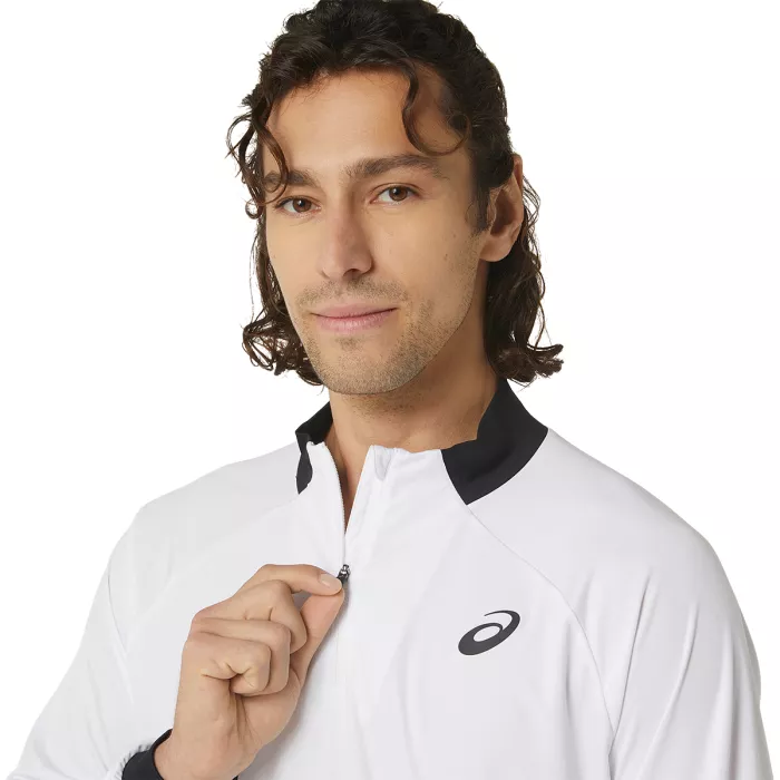 ASICS court 1/2 zip long-sleeve t-shirt