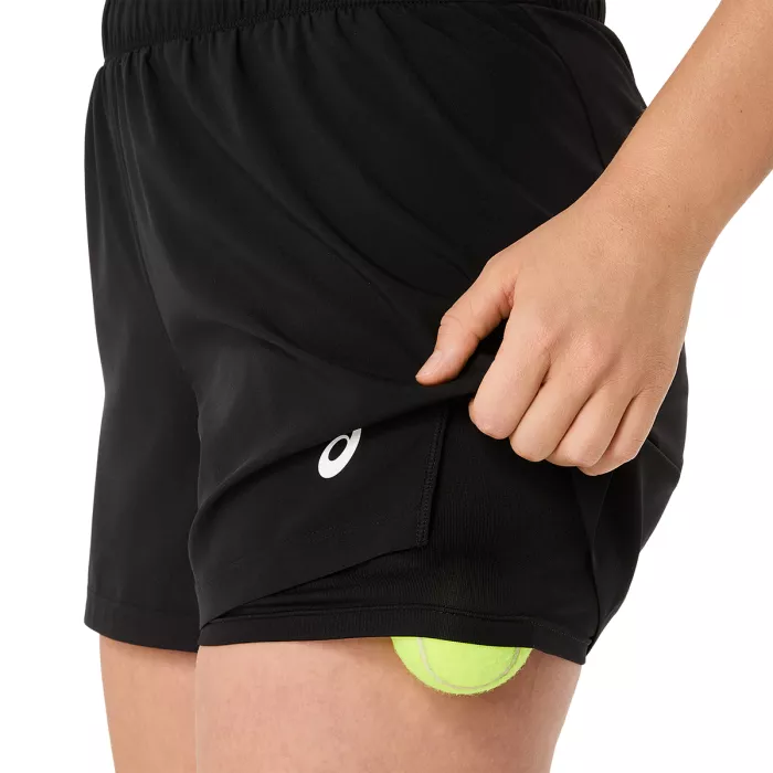 Short ASICS femme court 2in1