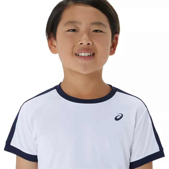 T-shirt ASICS junior garcon tennis