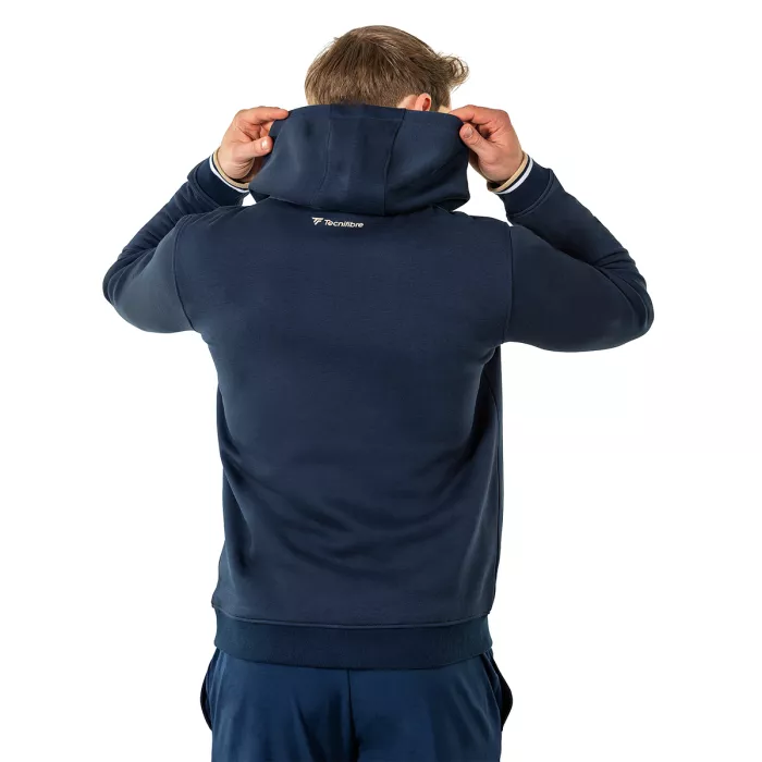 Sweat TECNIFIBRE hoodie marine unisexe