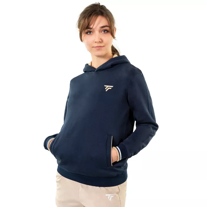 Sweat TECNIFIBRE hoodie marine unisexe