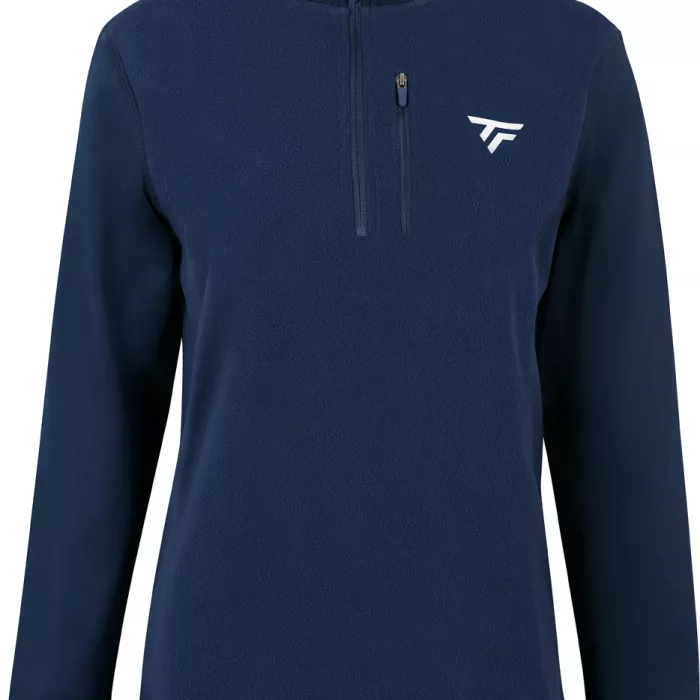 Sweat TECNIFIBRE femme polar 1/4 zip