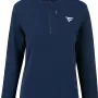 Sweat TECNIFIBRE femme polar 1/4 zip