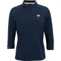 Sweat TECNIFIBRE femme thermozip 3/4 sleeve marine