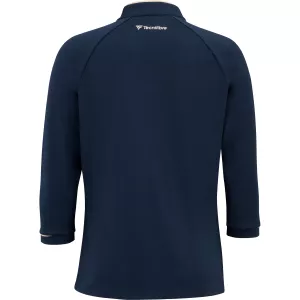 Sweat TECNIFIBRE femme thermozip 3/4 sleeve marine