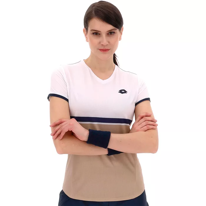 T-shirt LOTTO femme tech v - d1