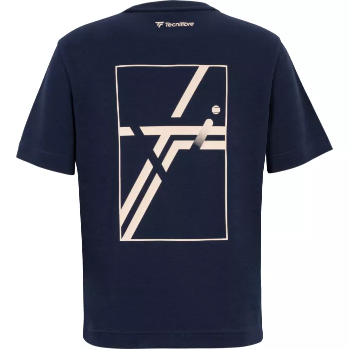 T-shirt TECNIFIBRE femme graphic marine 2025