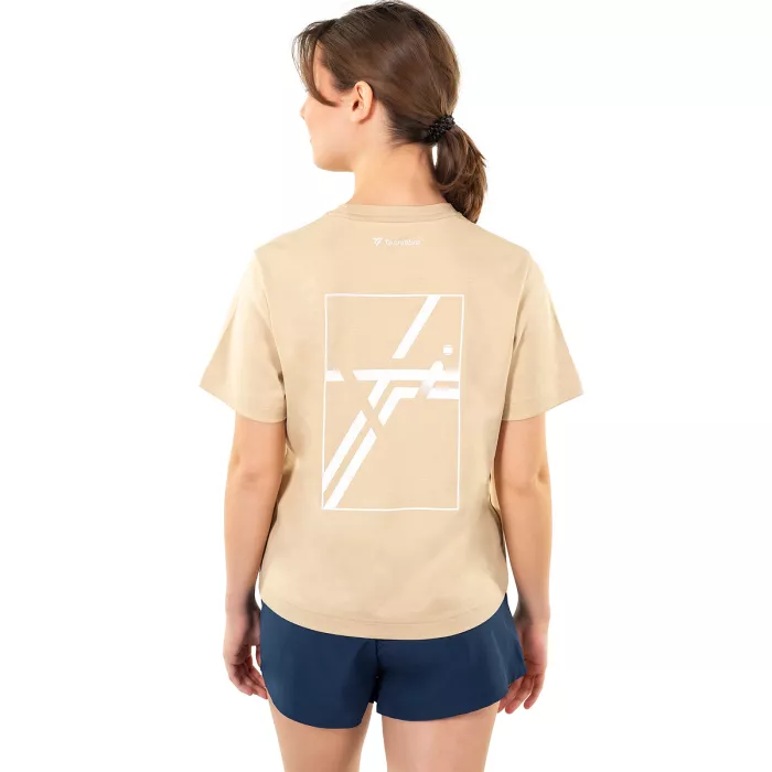 T-shirt TECNIFIBRE femme graphic sand 2025