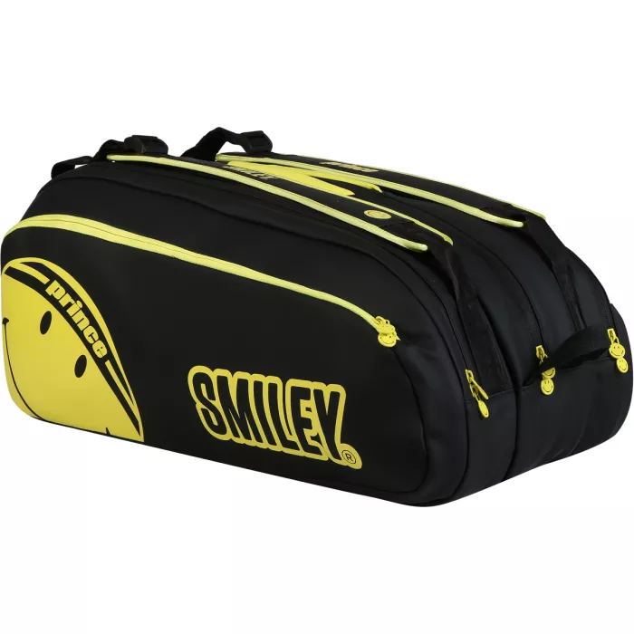 PRINCE/smiley perf 3 comp tennis bag