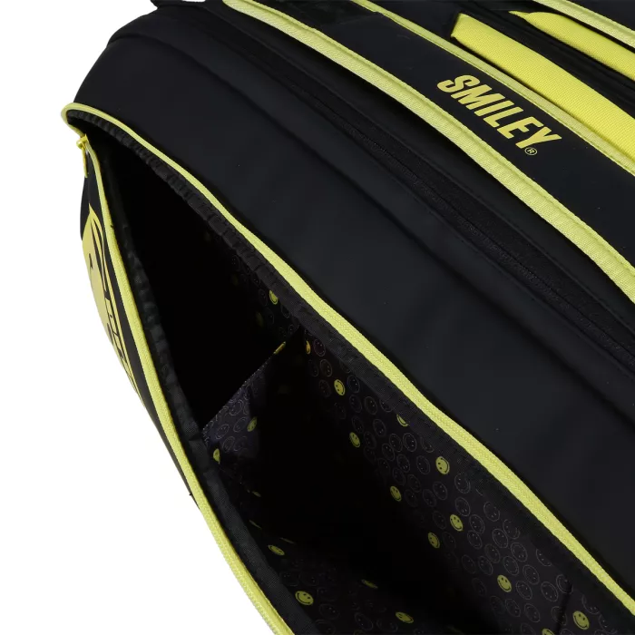 PRINCE/smiley perf 3 comp tennis bag