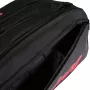 PRINCE tour 3 comp bk/pop rd tennis bag