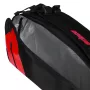 PRINCE tour 2 comp bk/pop rd tennis bag