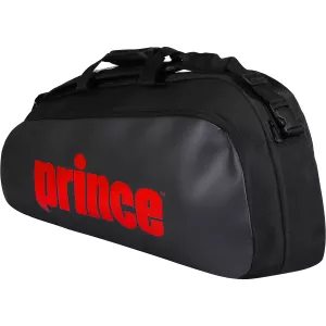 PRINCE tour 1 comp bk/pop rd tennis bag