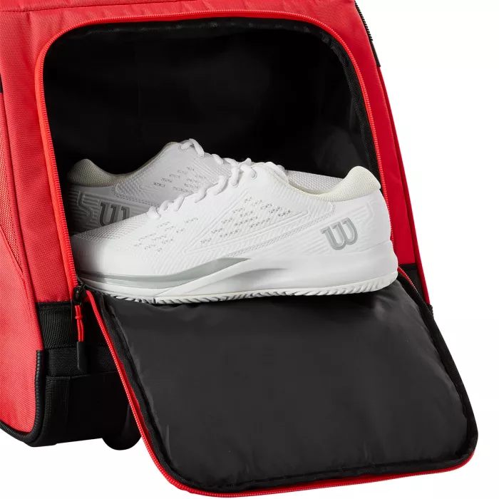 WILSON super tour red 2025 rolling bag