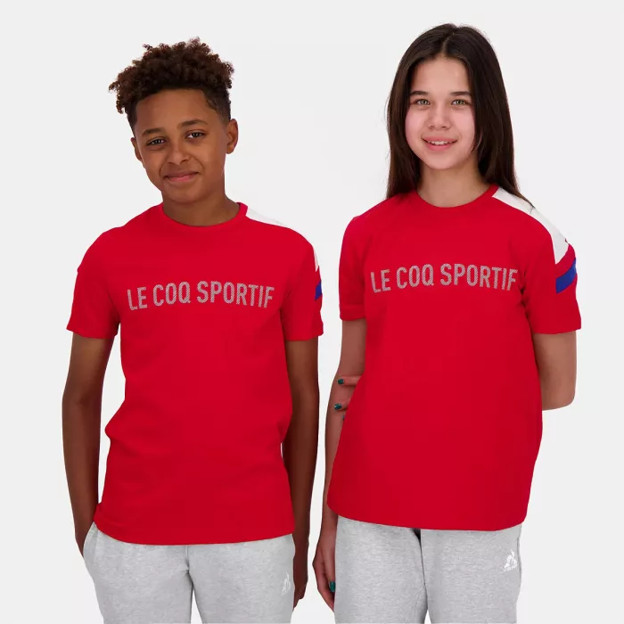 T-shirt LE COQ SPORTIF junior tricolore