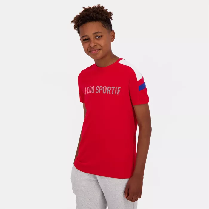 T-shirt LE COQ SPORTIF junior tricolore