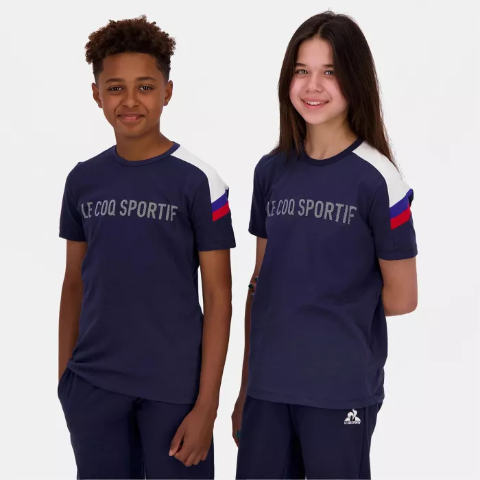 T-shirt LE COQ SPORTIF junior tricolore