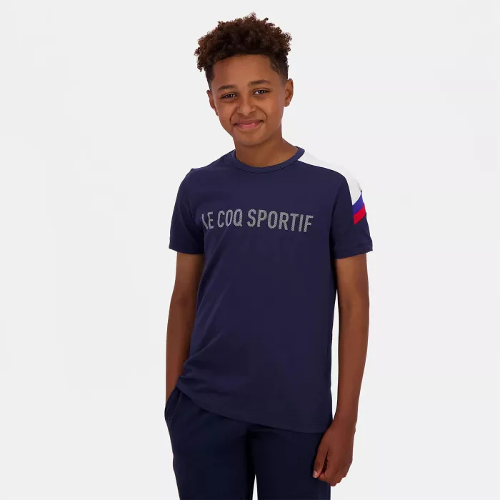 T-shirt LE COQ SPORTIF junior tricolore