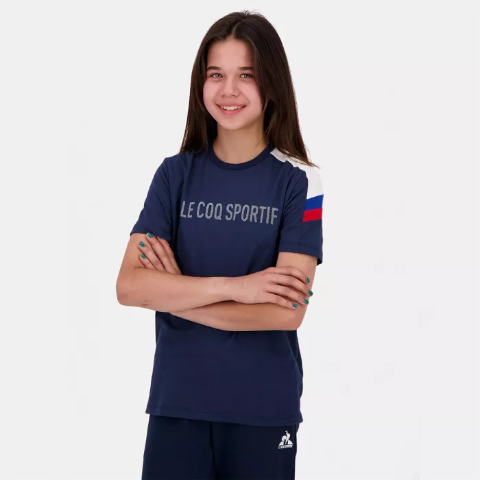 T-shirt LE COQ SPORTIF junior tricolore