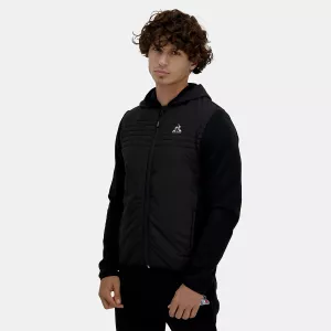 Veste LE COQ SPORTIF hybride a capuche