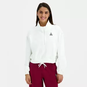 Sweat LE COQ SPORTIF femme heritage 1/2 zip