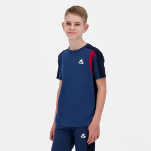 T-shirt LE COQ SPORTIF junior tricolore