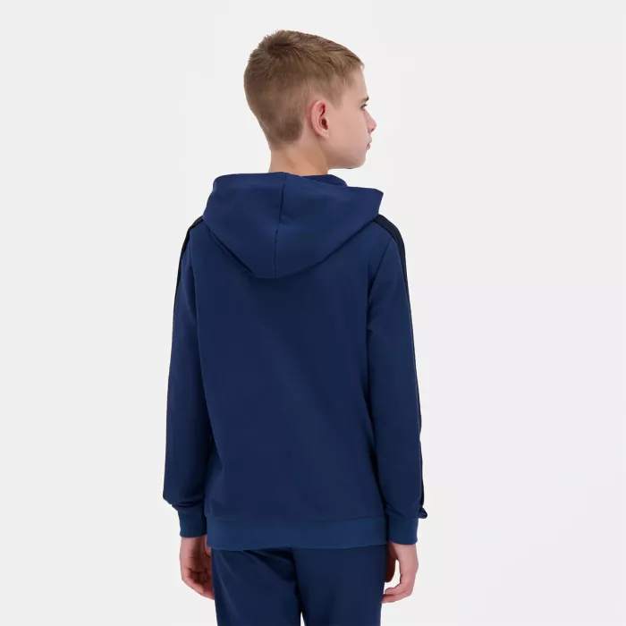Sweat LE COQ SPORTIF junior tricolore a capuche