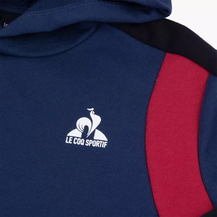 Sweat LE COQ SPORTIF junior tricolore a capuche