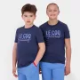 LE COQ SPORTIF trīskrāsu T-krekls junioriem